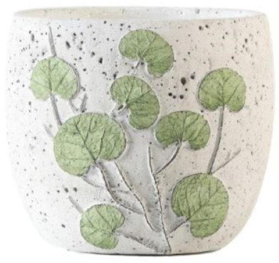CACHE POT EN CIMENT BLANC︱Lory