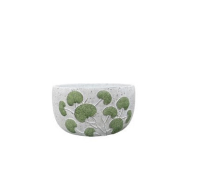 COUPE FLEURS EN CIMENT BLANC︱Lory