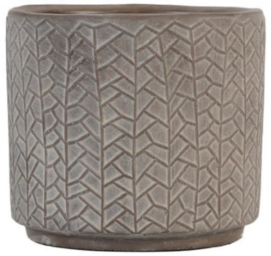 CACHE POT EN CERAMIQUE - BRUN︱Lory