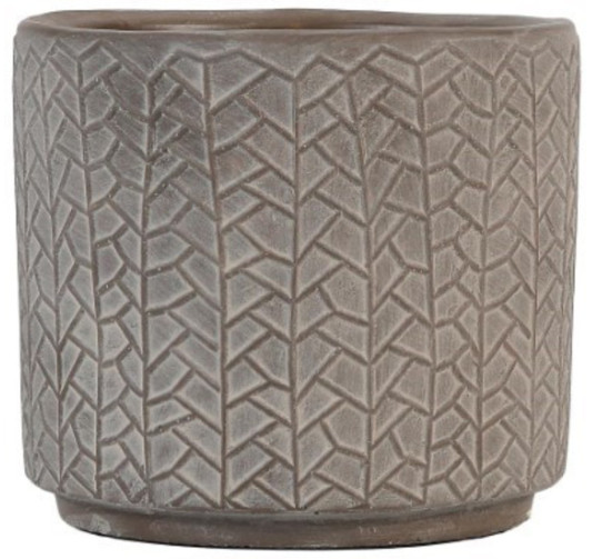 CACHE POT EN CERAMIQUE - BRUN︱Lory