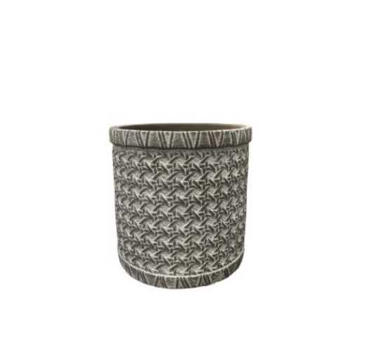 CACHE POT EN CIMENT - BRUN︱Lory
