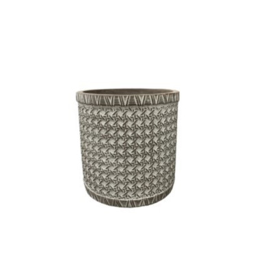 CACHE POT EN CIMENT - BRUN︱Lory