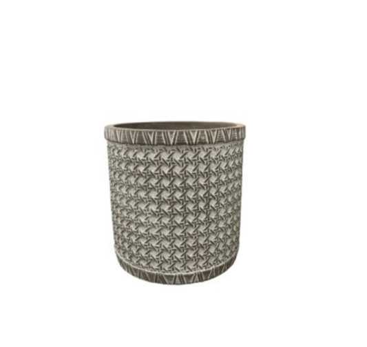 CACHE POT EN CIMENT - BRUN︱Lory