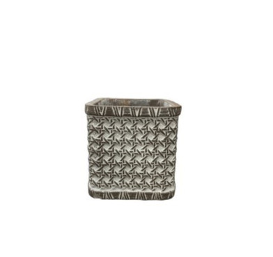 CACHE POT EN CIMENT - BRUN︱Lory