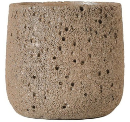 CACHE POT EN CIMENT - BRONZE︱Lory