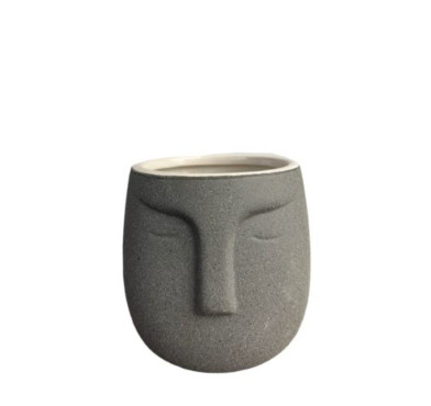 CACHE POT DECO VISAGE EN︱Lory