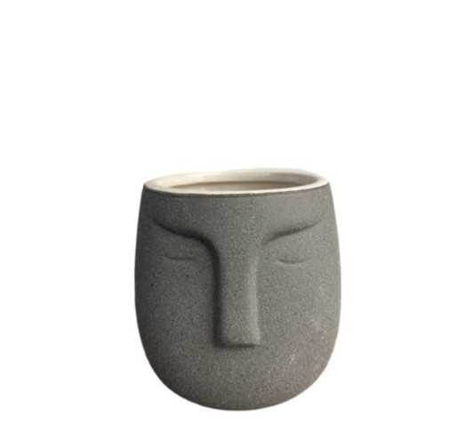 CACHE POT DECO VISAGE EN︱Lory