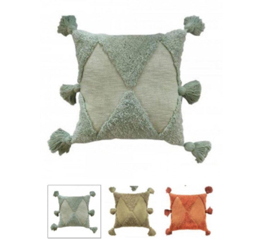 COUSSIN CARRE ROY 6 POMPOMS
