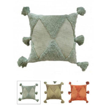 COUSSIN CARRE ROY 6 POMPOMS︱Lory