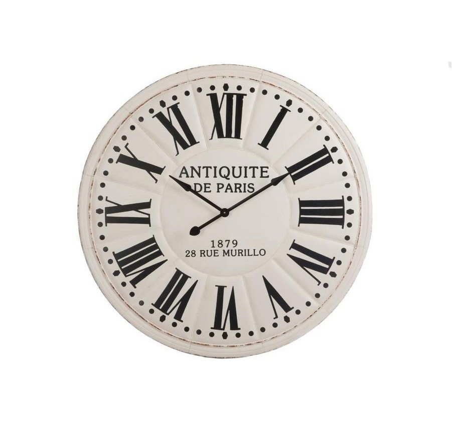 HORLOGE EN METAL ANTIQUE DE