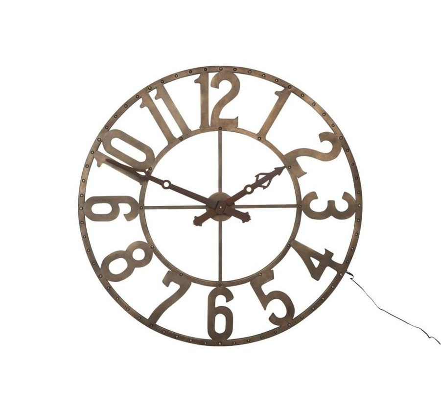 HORLOGE BORD LED EN METAL