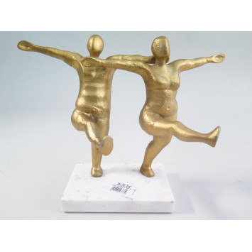 FIGURINE EN ALUMINIUM DORE︱Lory