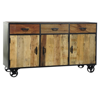 COMMODE BOIS RECYCLE METAL︱Lory