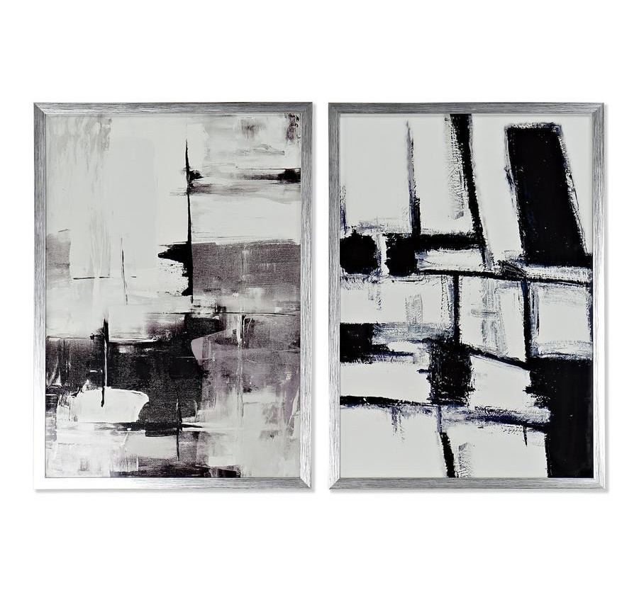 TABLEAU VERRE ABSTRAIT ENCADRE