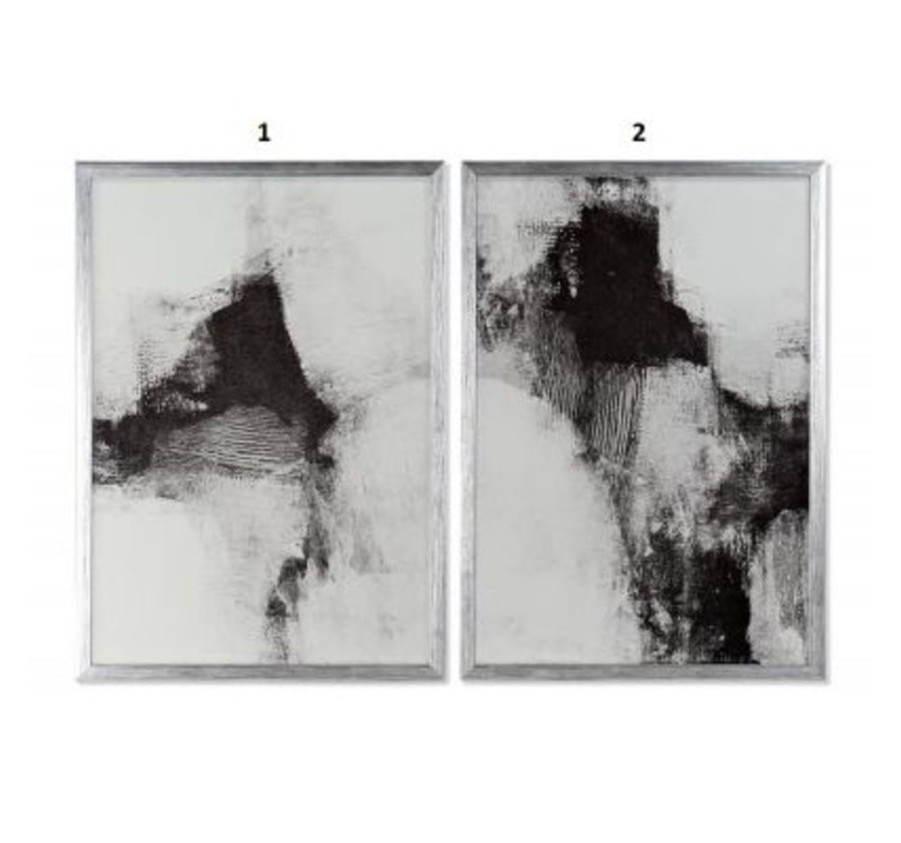 TABLEAU VERRE ABSTRAIT ENCADRE