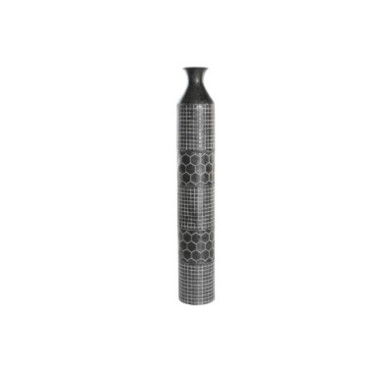 VASE EN METAL GRIS H.81CM︱Lory