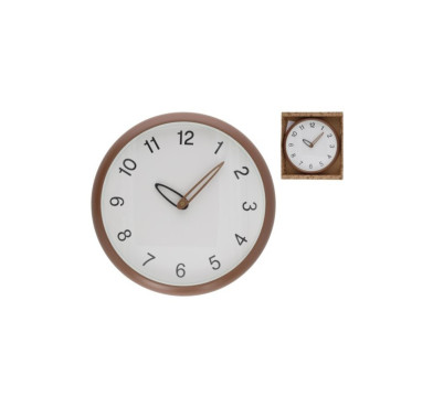 HORLOGE MURALE FASHION MARRON︱Lory