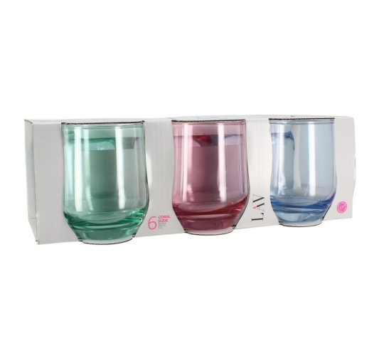 LOT 6 VERRES A EAU 20.5CL︱Lory