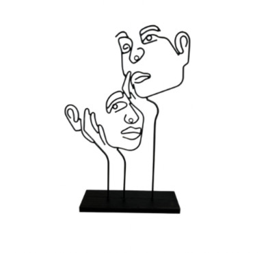 DECORATION VISAGE EN METAL︱Lory