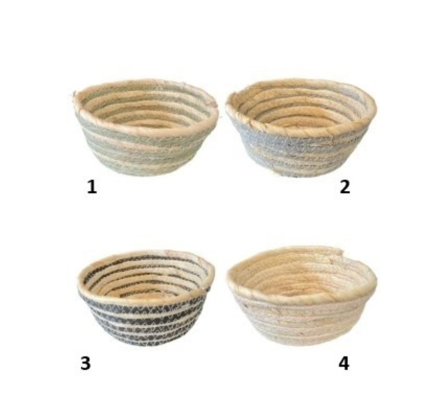 PANIER BICOLORE 18X18.5CM