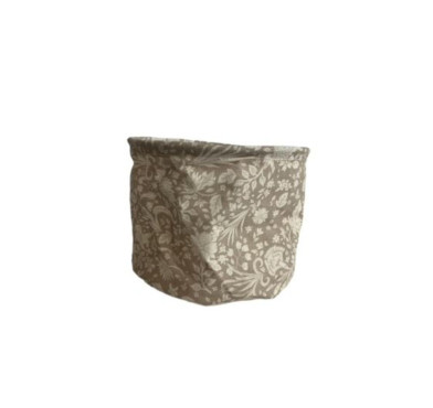 PANIER EN TISSU BEIGE SOUPLE︱Lory