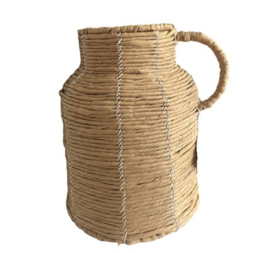 VASE STYLE OSIER AVEC ANSE︱Lory