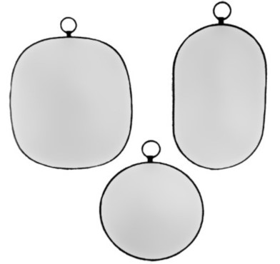 ASSORTIMENT DE 3 MIROIRS EN︱Lory