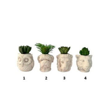 PLANTE POT ANIMAL 5.5X8CM︱Lory