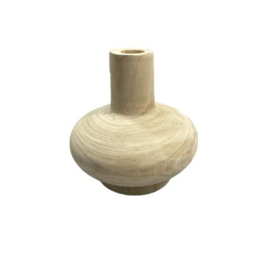 VASE EN BOIS HAUTEUR 20CM︱Lory