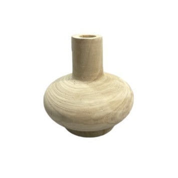 VASE EN BOIS HAUTEUR 20CM︱Lory