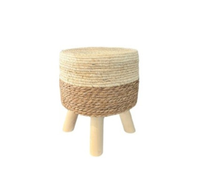PETIT TABOURET EN OSIER︱Lory