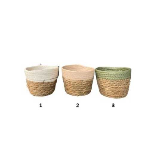 PANIER EN OSIER BICOLORE︱Lory