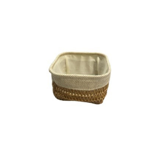 PANIER CARRE TISSU LIN ET︱Lory