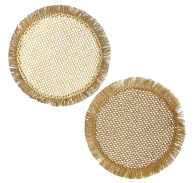 SET DE TABLE ROND NATUREL︱Lory