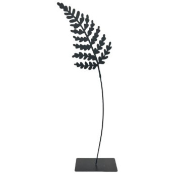 FLEUR DECORATIVE EN METAL NOIR︱Lory