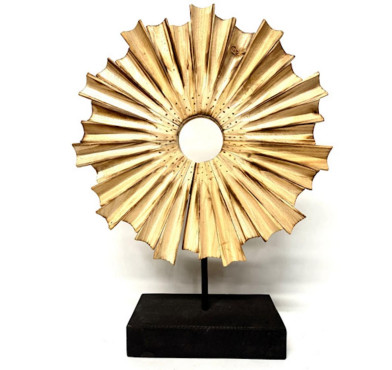 DECORATION EN BOIS SUR SOCLE︱Lory