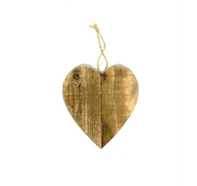 COEUR EN BOIS A SUSPENDRE︱Lory