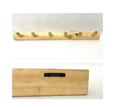 PORTE MANTEAU MURAL EN BOIS︱Lory