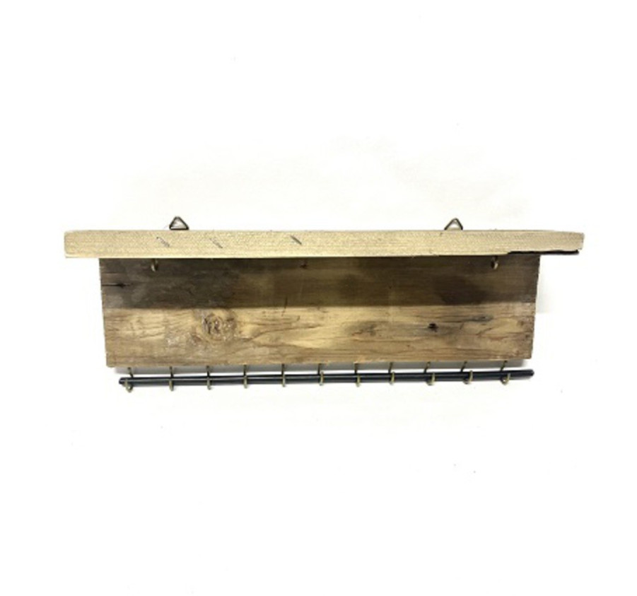 ETAGERE EN BOIS PORTE