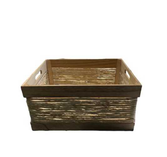 CAISSE EN BOIS ET OSIER︱Lory