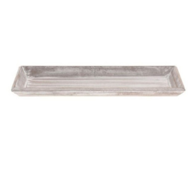 PLATEAU 40X14CM EN BOIS BLANC︱Lory