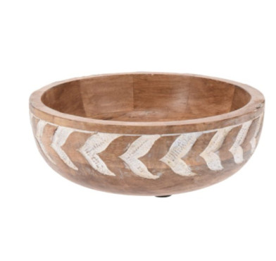BOL EN BOIS DE MANGUIER 19,5CM︱Lory