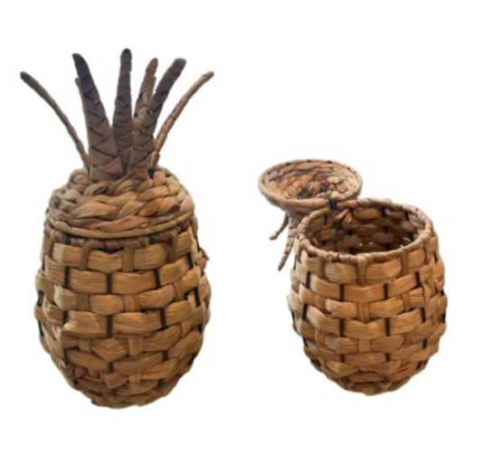 PANIER DECO ANANAS H.30CM︱Lory
