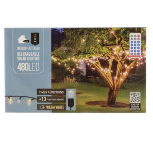 GUIRLANDE SOLAIRE 480LED︱Lory