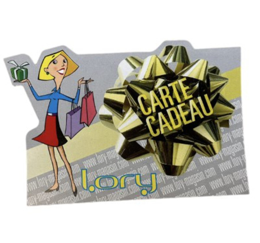 CARTE CADEAU LORY D UNE VALEUR