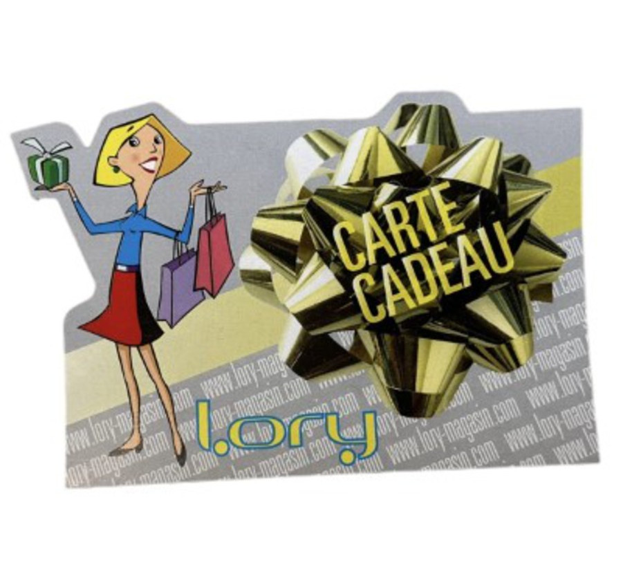 CARTE CADEAU LORY D UNE VALEUR