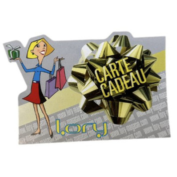 CARTE CADEAU LORY D UNE VALEUR︱Lory