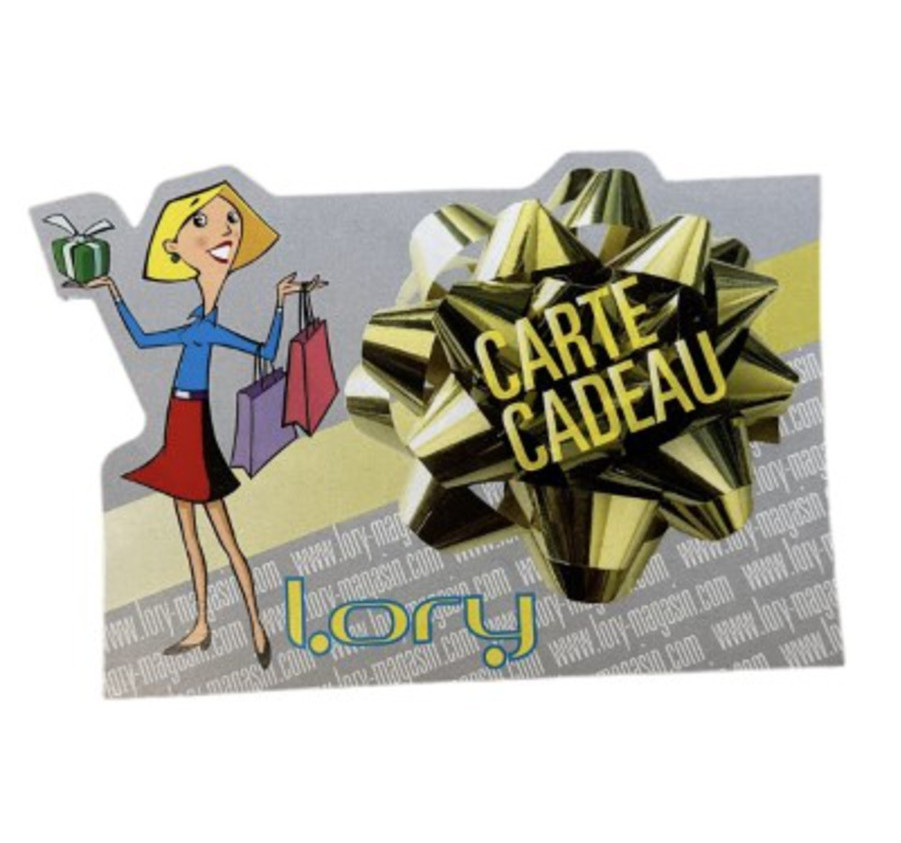 CARTE CADEAU LORY D UNE VALEUR