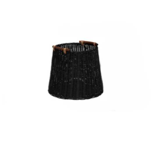 PANIER EN ROTIN NOIR︱Lory