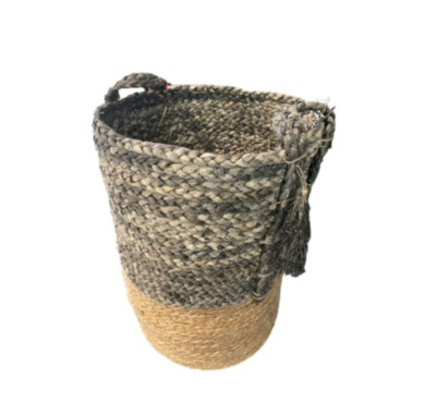 PANIER ROND EN FIBRE VEGETALE︱Lory